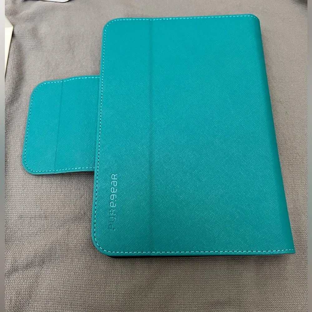 PUREGEAR Universal Tablet Folio Elite Fits 7-8” Blue Magnetic Closure NIB